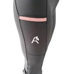 Whistler Tights - Black/Pink Pocket Closeup