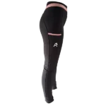 Whistler Tights - Black/Pink Pocket Right Side View